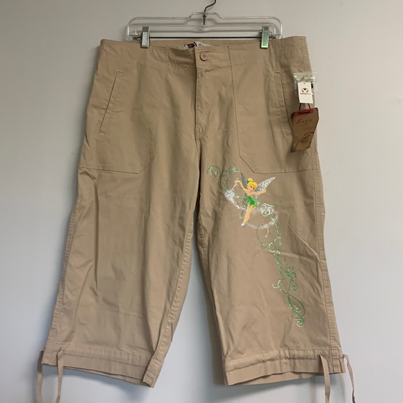New Tinkerbell Capris Pants Size 14 with Drawstring - Picture 1 of 8